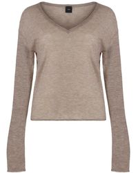 Pinko - Truien & Vesten ,Wol Salomone Long Sleeve Sequin Top - Lyst