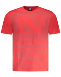 North Sails - Tops ,Rood ,Katoen Rood Katoenen T-Shirt Nautische Stijl - Lyst