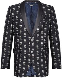 Billionaire - Jassen ,Blauw ,Katoen Palms Blazer - Lyst