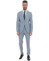 HUGO - Kostuums ,Blauw ,Wol H-Huge-2Pcs Pak Met 2 Knopen - Lyst