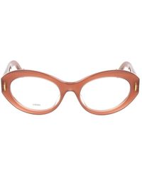 Loewe - Accessoires ,Bruin ,Stijlvolle Zonnebril Met Uniek Design - Lyst