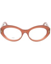 Loewe - Accessoires ,Bruin ,Stijlvolle Zonnebril Met Uniek Design - Lyst