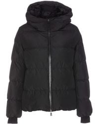 Herno - Abrigos Laminar Negros, Mujer, Talla - Lyst