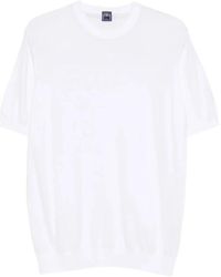 Fedeli - T-Shirt Met Ronde Hals En Korte Mouwen - Lyst