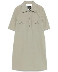 A.P.C. - Vestido Selia Mini, Mujer, Talla - Lyst