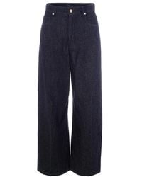 Max Mara - Jeans ,Blauw ,Katoen Lavinia Wide Jeans - Lyst