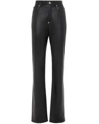 Philipp Plein - Leren Broek Lang - Lyst
