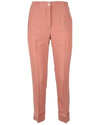 Semicouture - Broeken ,Roze ,Broek - Lyst