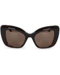 Balenciaga - Accessoires ,Bruin ,Nylon Diva Butterfly Zonnebril - Lyst
