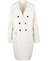 Eleventy - Double-Breasted Coats - Lyst