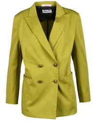 SAULINA - Figurbetonte Jacke Mit Zweireihiger Knopfleiste - Lyst