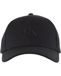 Calvin Klein - Cappello in cotone con ricamo logo - Lyst