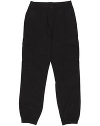 Iuter - Broeken ,Zwart ,Katoen Zwarte Cargo Jogger Broek Lichtgewicht Ripstop - Lyst