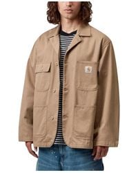 Carhartt - Jassen ,Bruin ,Katoen Brader Blazer - Lyst