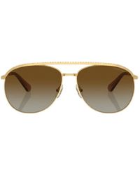 Swarovski - Accessoires ,Geel Zonnebril 0Sk 7005 Aviator Goud Polar Gradient Bruin 4004T5 58 - Lyst