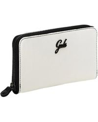 Gabs - Weiße Leder-Zip-Around-Brieftasche - Lyst
