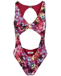 Iceberg - Badmode ,Veelkleurig ,Bloemen Badpak Uit Één Stuk - Lyst