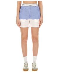MSGM - Casual Shorts - Lyst