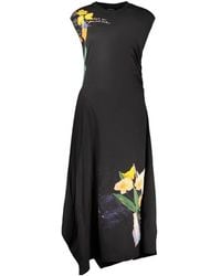 Desigual - Kleedjes ,Zwart ,Katoen Vest Leyter - Lyst