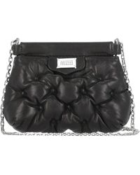 Maison Margiela - Schwarze Schultertasche Mit Verstellbarem Riemen - Lyst