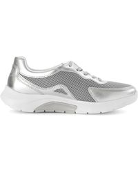 Gabor - Schoenen ,Grijs ,Zilveren Rollende Sneaker Voor Vrouwen - Lyst