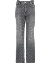 Marine Serre - Straight Jeans - Lyst
