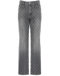 Marine Serre - Straight Jeans - Lyst
