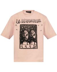DSquared² - Camiseta Con Estampado Gráfico - Lyst