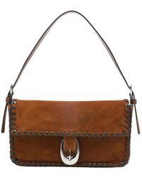 STAUD - Tassen ,Bruin ,Leer Harlow Schoudertas - Lyst