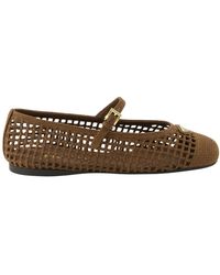 Prada - Ballerines En Crochet - Lyst