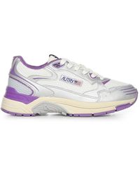 Autry - Schoenen ,Veelkleurig ,Katoen Hyperway Sneakers - Lyst