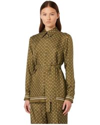 Max Mara - Overhemden ,Groen ,Tenuta Shirt - Lyst