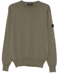 Peuterey - Truien & Vesten ,Groen ,Katoen Exmoor 07 Trui Met Ronde Hals - Lyst