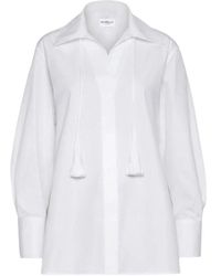 Marella - Overhemden ,Wit ,Katoen Tabarin Shirt - Lyst
