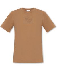 Burberry - Margot Logo-besticktes T-Shirt - Lyst