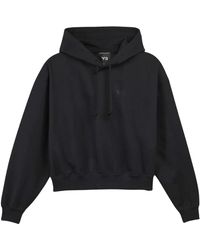 adidas - Y-3 Brushed Terry Boxy Hoodie - Lyst