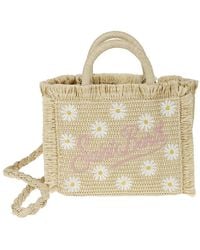 Mc2 Saint Barth - Stroh Vanity Tasche Mit Erdbeer-Patch - Lyst