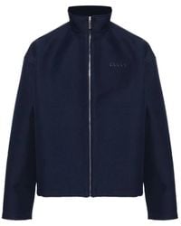 Gucci - Wool Long Sleeve Bomber Jacket - Lyst