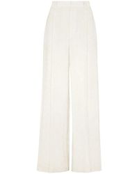 Brunello Cucinelli - Wide Trousers - Lyst