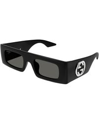 Gucci - Schwarze sonnenbrille für frauen - Lyst