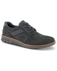 Rieker - Blaue Leder-Sneakers - Lyst