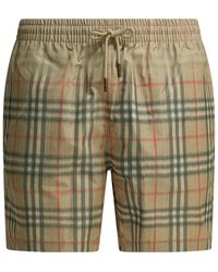 Burberry - Gradient Check Zwemshorts - Lyst