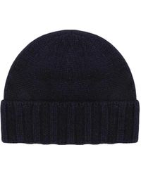 Drumohr - Blauer Strickmütze - Lyst