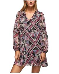 Pepe Jeans - Short Dresses - Lyst