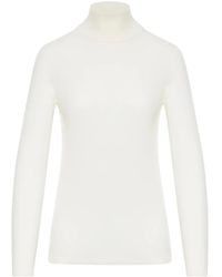 Max Mara - Truien & Vesten ,Wit ,Kasjmier Meana Turtleneck - Lyst