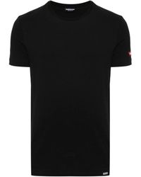 DSquared² - Schwarze t-shirts und polos - Lyst