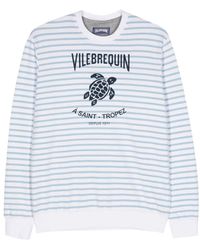 Vilebrequin - Blau & weiß gestreifter crewneck sweatshirt - Lyst