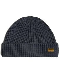 G-Star - Kurze Fisherman Beanie Mütze - Lyst
