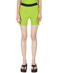 Coperni - Korte Broeken ,Groen ,C+ Bike Shorts - Lyst