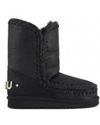 Mou - Schoenen ,Zwart ,Leer Eskimo 24 Ankle Boot - Lyst